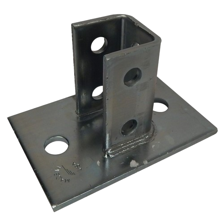 Channel Post Base for 1-5/8” strut channels – ALLTEMP